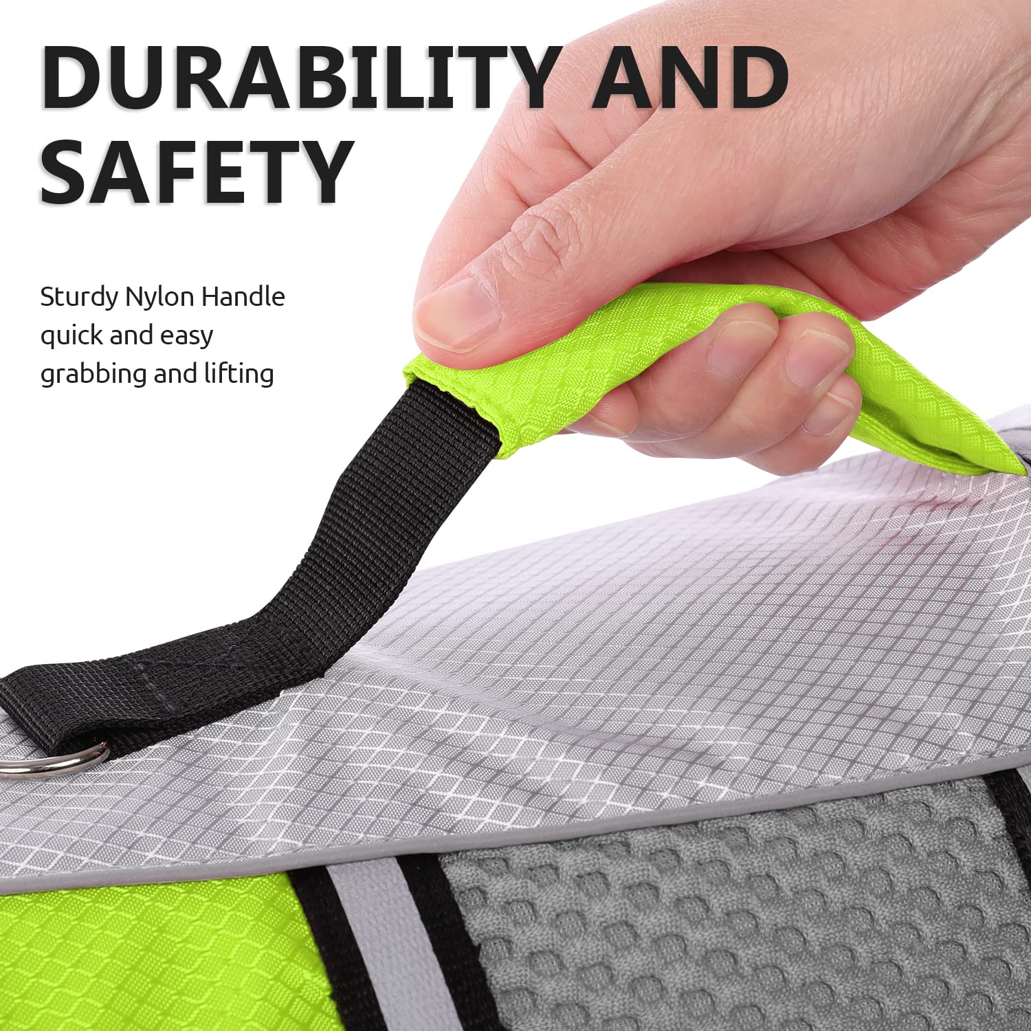 Queenmore Dog Life Jacket Small Float Vests For Swimming Boating Kayaking Mediumn Puppy Dogs Cats Neoprene Life Preserver Pet Wa